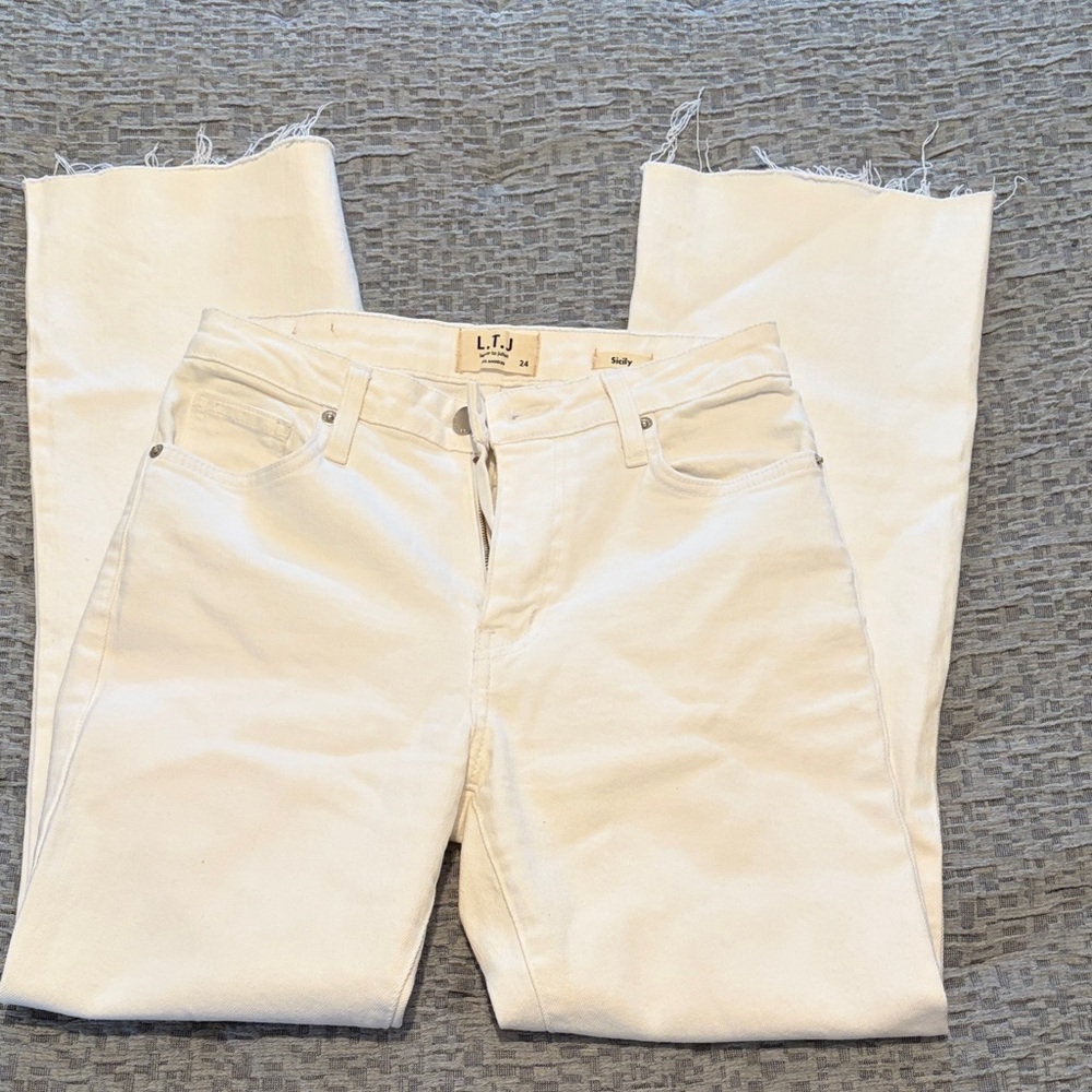 Letter To Juliet White Jeans Size 24